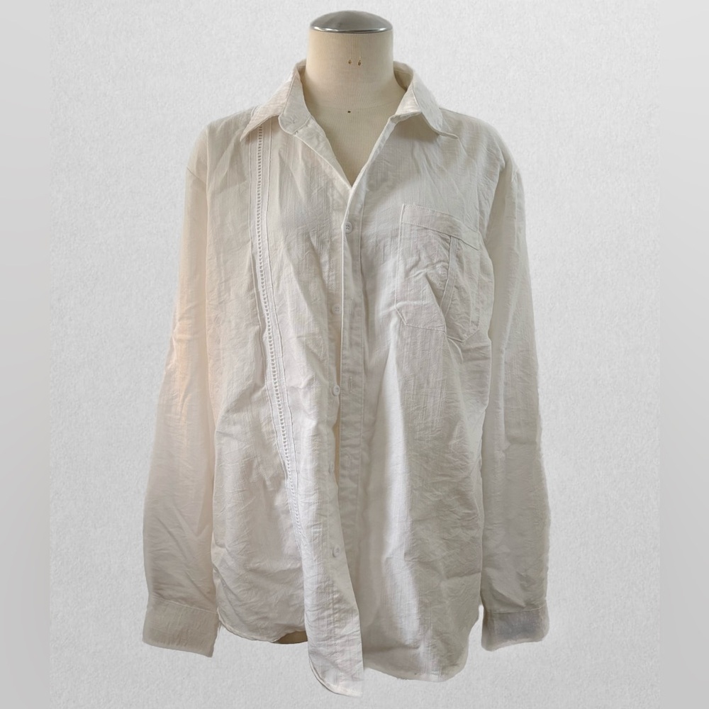 Classic White Button Up Shirt